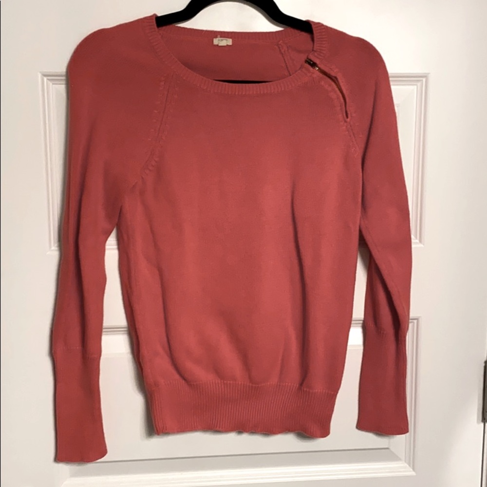 J.Crew Coral Sweater (Size Small)